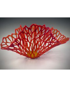 Lauren Eastman Fowler - "Coral Bloom O3" Glass Sculpture
