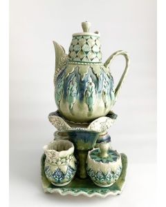 Lindsay Scypta - "Tea and Accoutrements" Porcelain Dishware Set