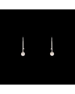 Jenny Gorkowski  - "Sterling Dot Kidney Drop" Earrings