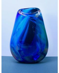 Matthew Richards - "Blue Ocean" Glass Vase