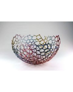 Bandhu Dunham - "Glass Basket" Sculpture