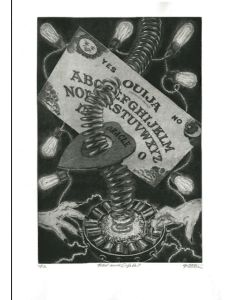Craig Fisher - "What Would Ouija Do?" Etching