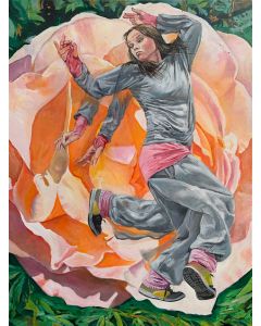 Craig Fisher - "Break Rose 2" Oil Painting