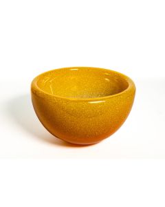 Alli Hoag - "Saffron Dewdrop" Glass Bowl