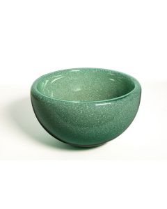 Alli Hoag - "Emerald Dewdrop" Glass Bowl