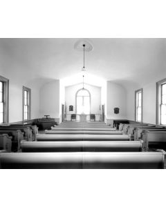 Richard Malogorski - "Interior, High Creek Church, Watson, MO #1" Photograph