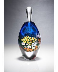 Shawn Messenger - "Blue Landscape Series" Glass Perfume Bottle