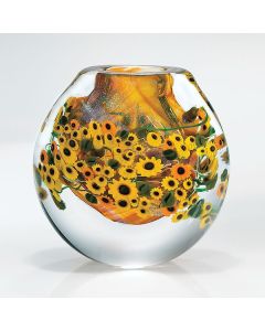 Shawn Messenger - "Sunflowers" Glass Vase