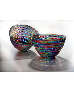 Marc VandenBerg - "Rainbowl Traditional" Glass Bowl