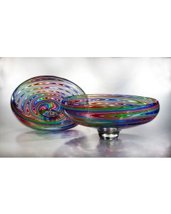 Marc VandenBerg - "Rainbowl Contemporary" Glass Bowl