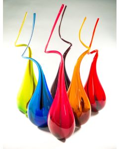 Mike Wallace - "Squiggle Vase" Glass Vase