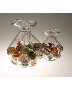 Mike Wallace - "Bag O' Marbles" Glass Sculpture