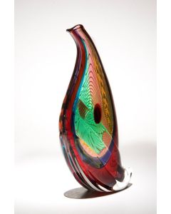 Mike Wallace - "Quail" Glass Sculpture