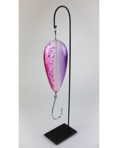 Mike Wallace - "Pink and Purple Lure" Glass Sculpture