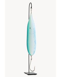 Mike Wallace - "Blue and Green Lure" Glass Sculpture