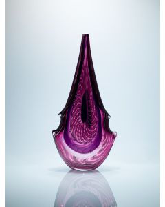 Mike Wallace - "Purple Electric Violin" Glass Vase