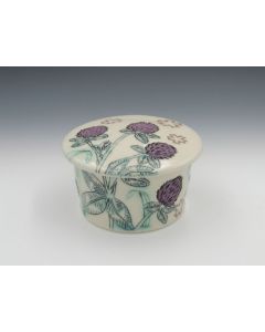 Meghan Yarnell - "Clover" Ceramic Lidded Jar