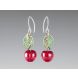 Elizabeth Johnson - Glass Bing Cherry Earrings