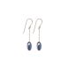 Jewel Blue Bean Earrings