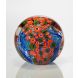 Shawn Messenger - "Red Poppies" Glass Paperweight