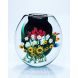 Shawn Messenger - "Black Landscape Series" Glass Vase