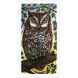 Sylvia Pixley- "Screech Owl #2" Woodcut and Watercolor
