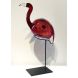 Mike Wallace - "Flamingo" Glass Sculpture