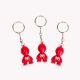 (Red) Keith Haring Keychain
