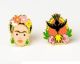 Frida Kahlo and Milagro Earrings