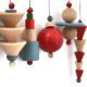 Set of 12 Bauhaus-era Holiday Ornaments