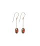 Jewel Orange Bean Earrings