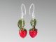 Elizabeth Johnson - Glass Strawberry Earrings