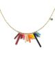 Mini Rainbow Pennant Necklace