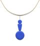 Yves Klein Blue Pendant on Chain Necklace