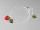 Elizabeth Johnson - Glass Strawberry Bracelet