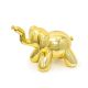 Gold Balloon Elephant Coin Bank