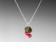 Elizabeth Johnson - Glass Red Cherries Necklace