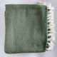 Mint Mechot Handwoven Throw Blanket - Ethiopian Cotton