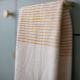 Gold Roha Handwoven Kitchen Towel - Ethiopian Cotton