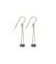 Silver Bar Drop Earrings