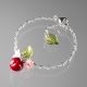 Elizabeth Johnson - Glass Botanical Red Cherry Bracelet