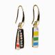 Color Swatch Book Earrings