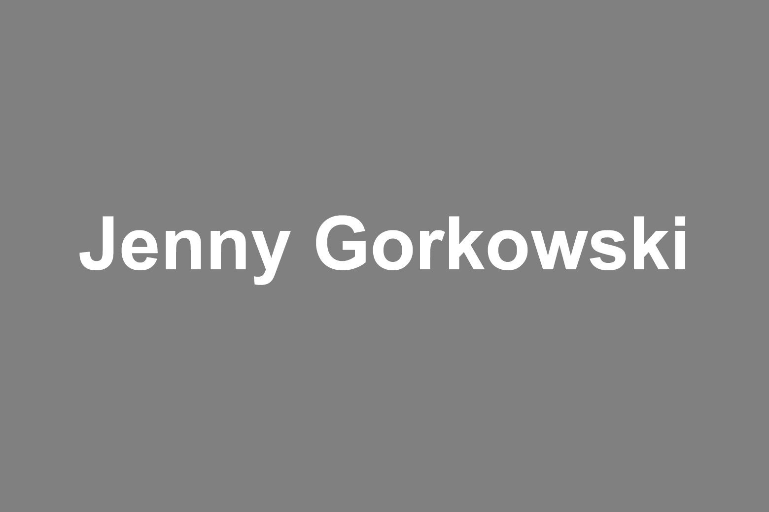 Jenny Gorkowski